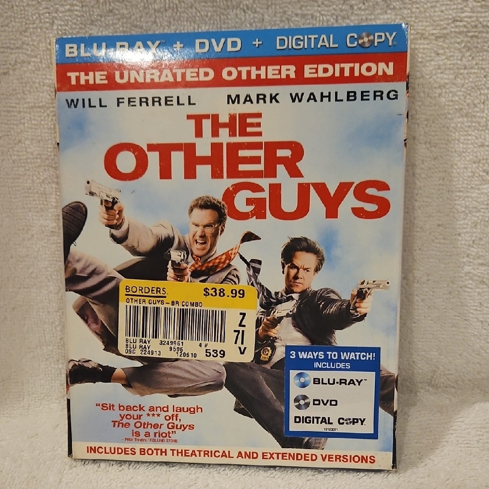 THE OTHER GUYS DVD & BLU RAY COMBO